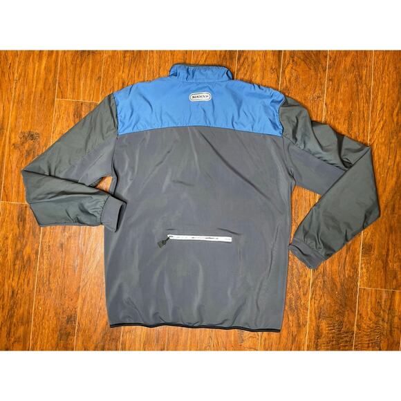 Sugoi Windbreaker Size Large Blue and Grey - Picture 6 of 8